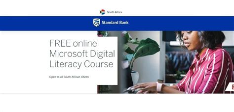 Standard Bank offers free digital literacy course.